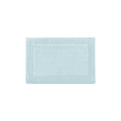 Luxury Reversible Bath Rug 100% Cotton Tufted 3000 GSM, Plush Cloud-like Texture, Machine Washable, Oeko-Tex Certified