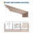 Sun Shade Awning with Manual Crank Handle for Deck, Porch, Balcony