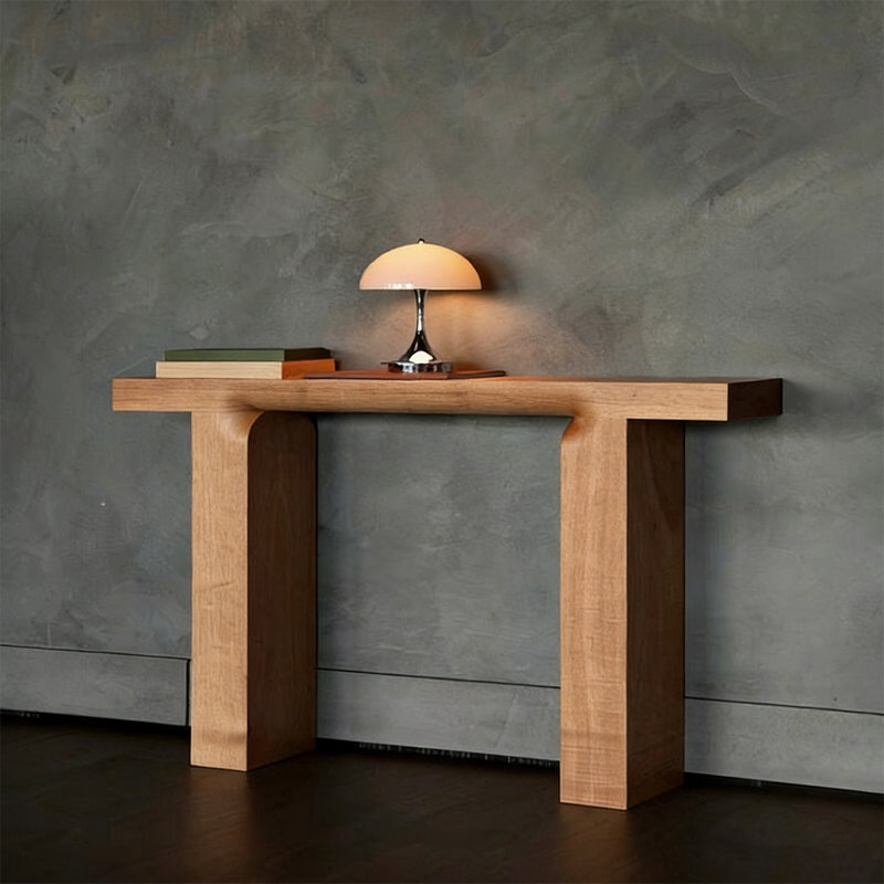 Retro Minimalist Art Console Table