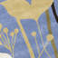 Tapis bleu à motif floral en laine touffeté à la main Avayah-1741656326