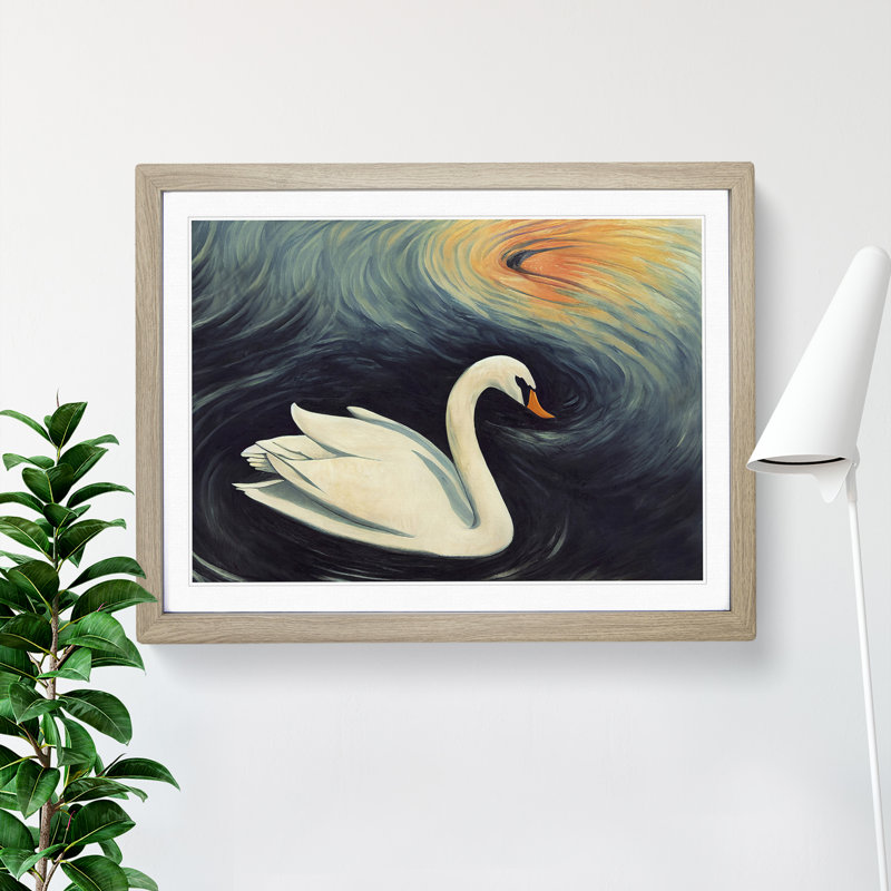 Showstopping Swan - Single Picture Frame Print