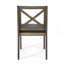 Chaise de salle à manger Perla, 2 pièces avec 2 coussins, gris-683292531-683292534