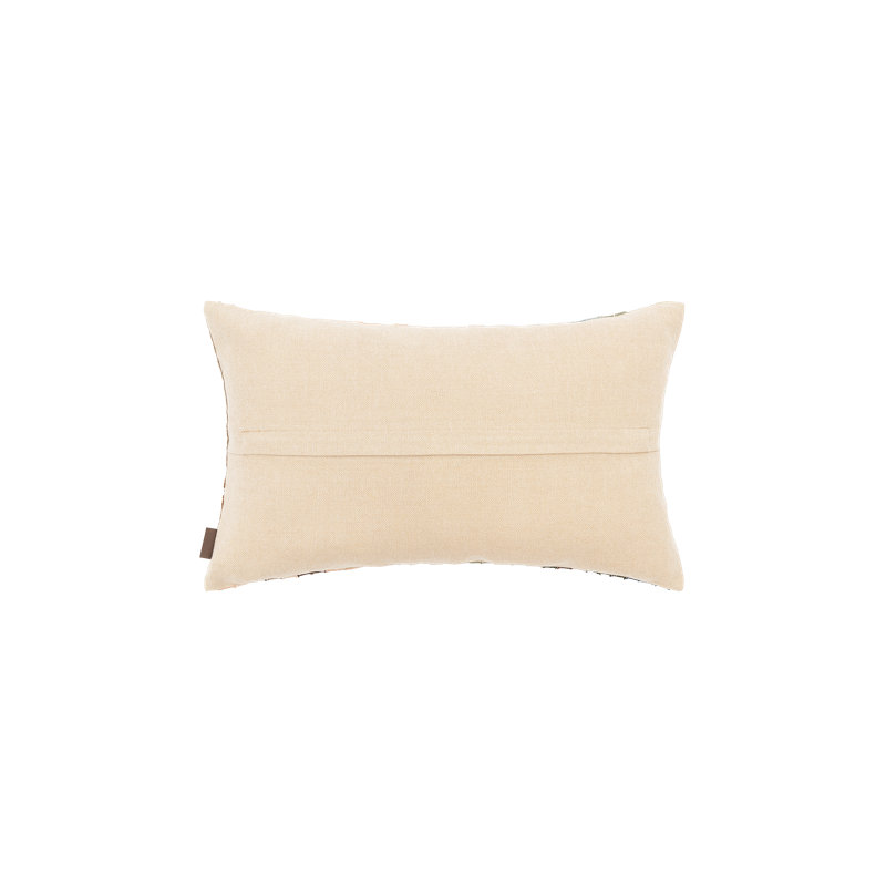 Patchwork Linen Reversible Throw Pillow