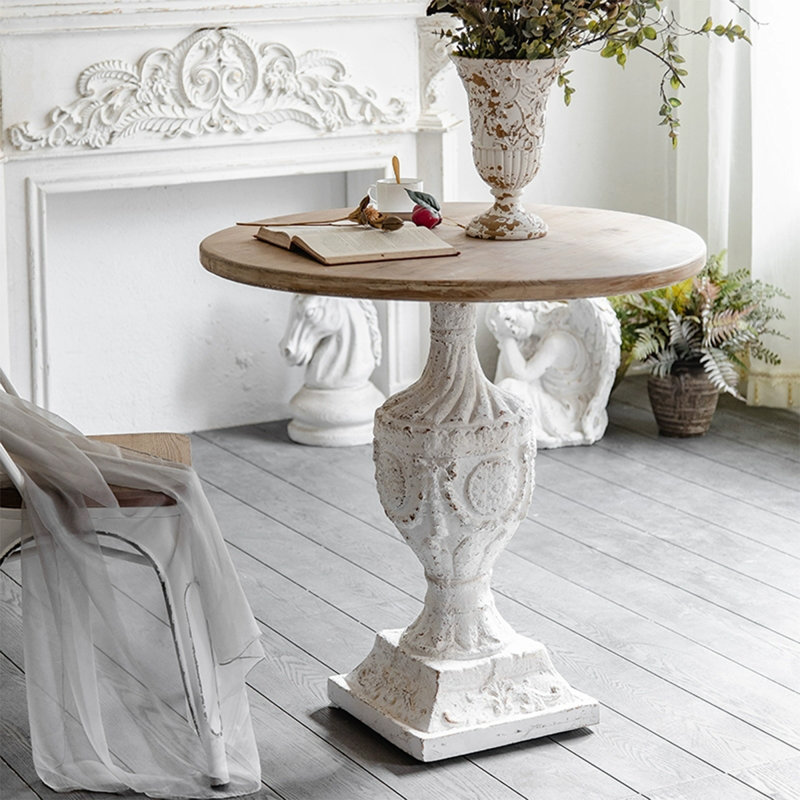 Modern Solid Wood+Metal+Manufactured Wood End Table