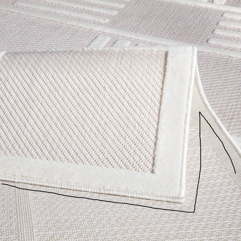 Geometric Area Rug, Rectangle 160 x 230 cm