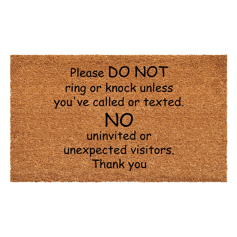 Cappiello Non-Slip Doormat, 24" W x 36" L