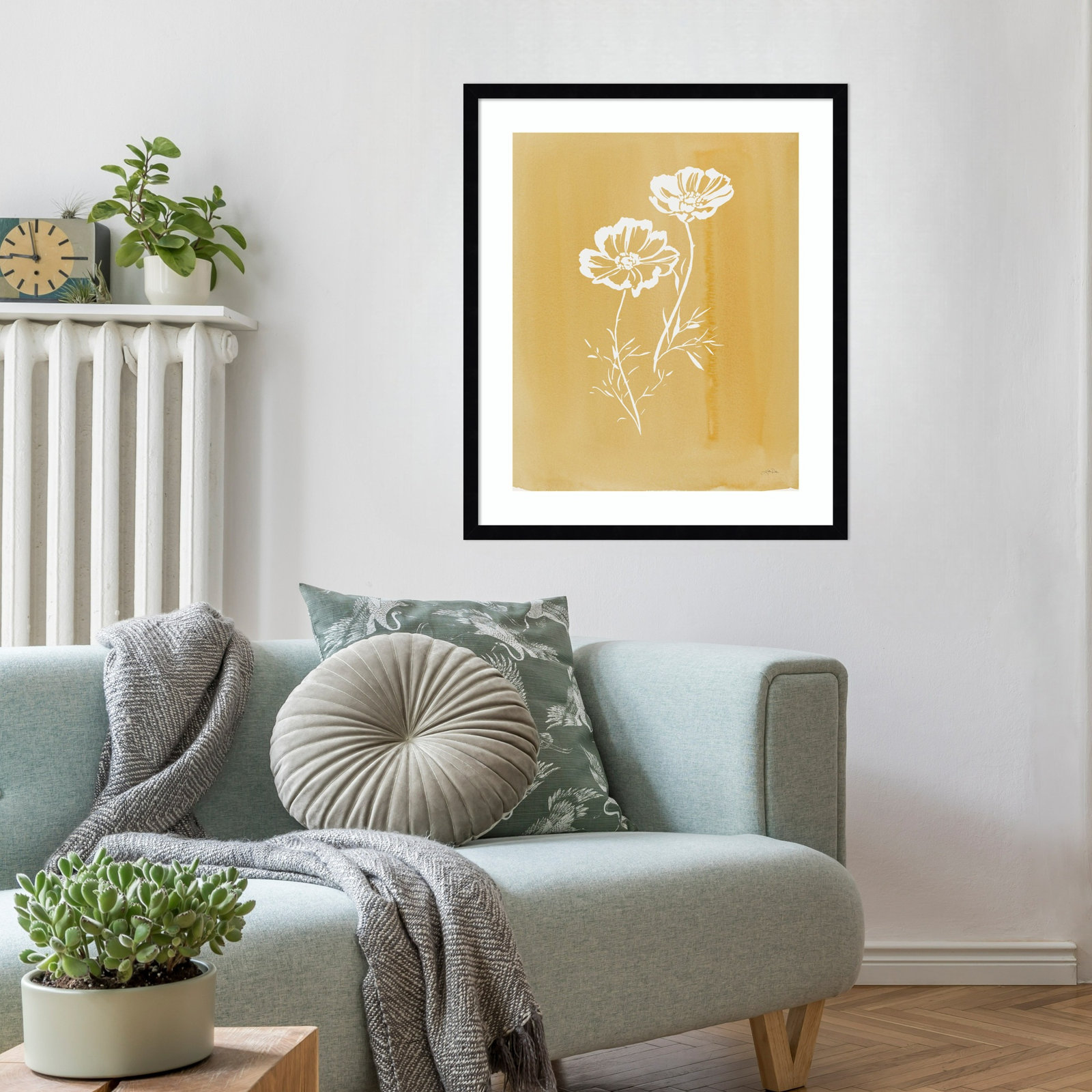 Cottage Wildflowers I by Katrina Pete Wood Framed Wall Art Print, 25" H x 21" W, Black