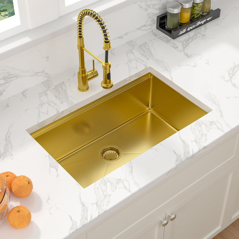 32'' L Stainless Steel Kitchen Sink