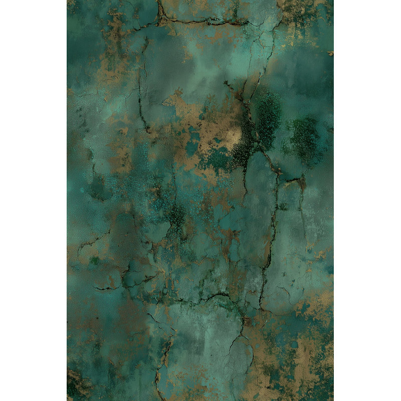 Abstract Wallpaper Marble Mural Green Wall Decor