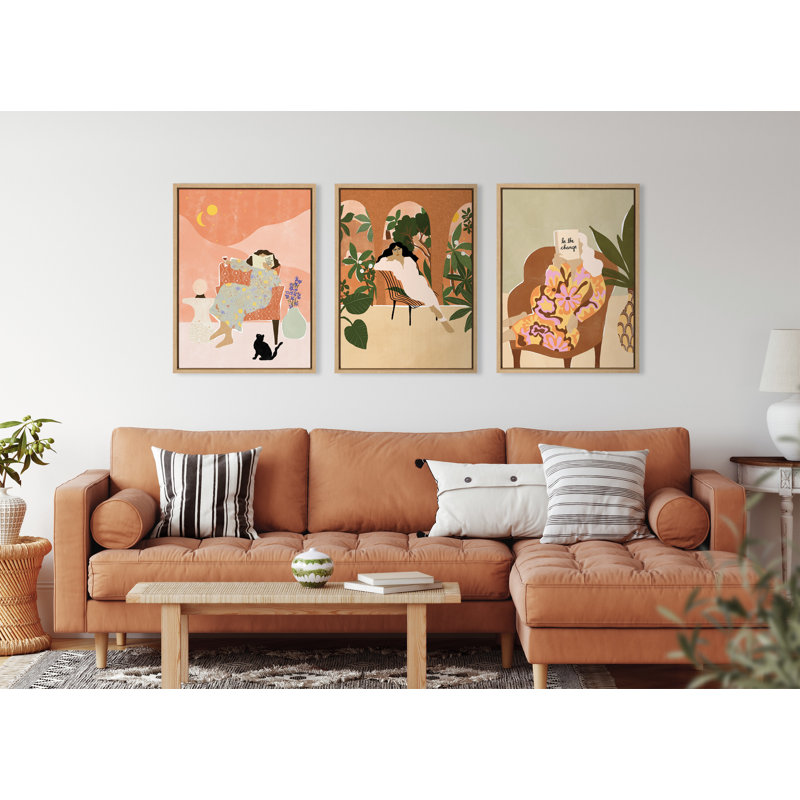 «Be the change» par Alja Horvat, reproduction d'art sur toile encadrée