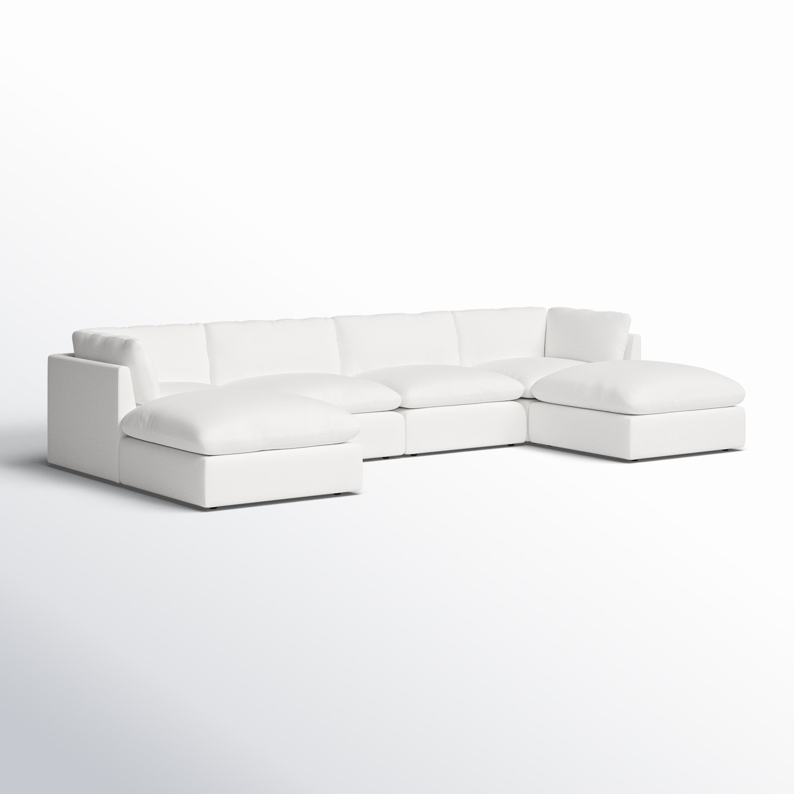 Davos Modular Upholstered Chaise U-Sectional