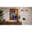 Chromatic Zebra Pop Art 1 Piece Single Picture Frame Wall Art-136695115-136695117