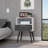 Nightstand 25"H, Superior Top, Four Legs, One Open Shelf, One Drawer, Smokey Oak / White-2022493504