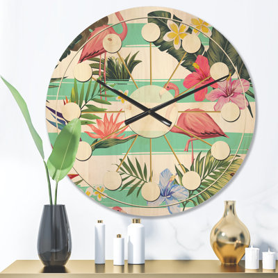 Solid Wood Wall Clock