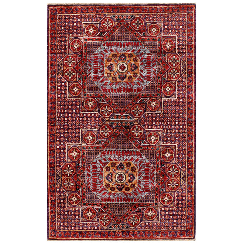 Aryana Hand Woven Wool Oriental Area Rug