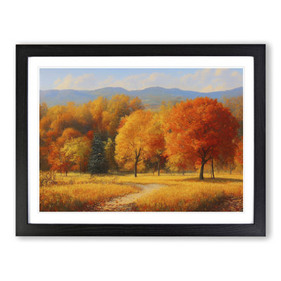 View of an Autumn Forest Vol.4 - Framed Print