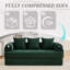 3 Seater Corduroy Sofa-717764786