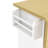 Farmhouse Kitchen Island with Drop Leaf and 2 Seatings, Kitchen Table Set with Storage Cabinet, Drawers, Door Shelves and Power Outlet-1993154364