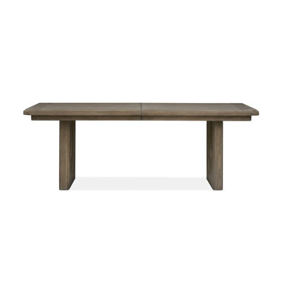 Extendable Trestle Dining Table by Millwood Pines