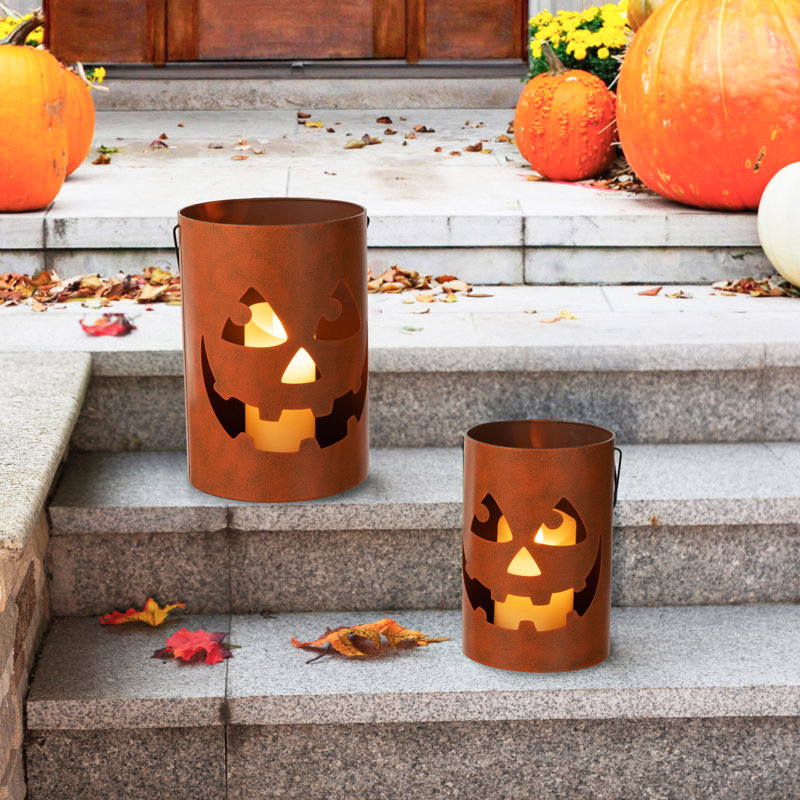 Ensemble de 2 lumières d'Halloween Jack O