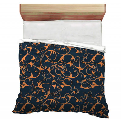 Leaf Pattern Art Polyester / Microfiber Comforter