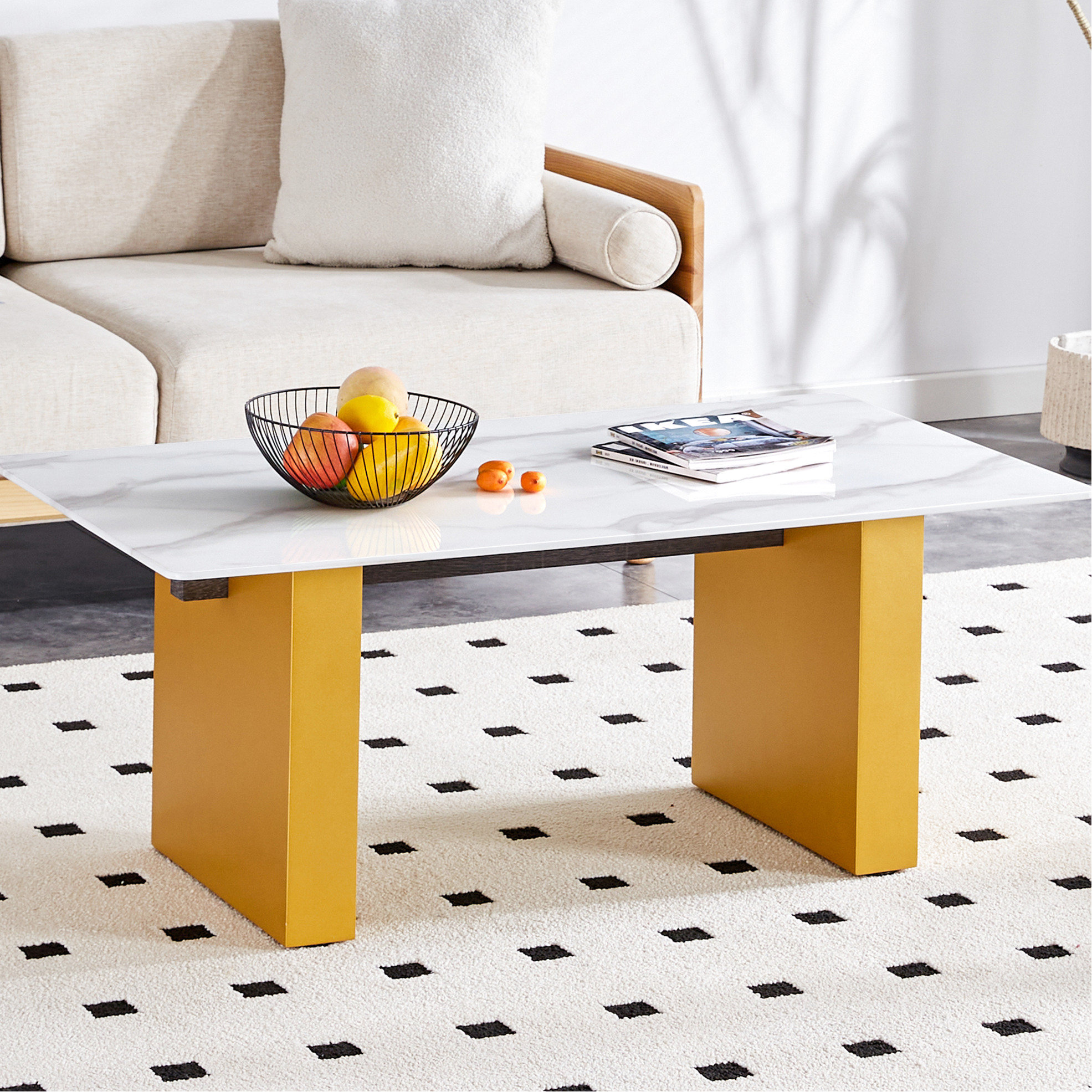 Picture of IBUYKE Bedside Table, Mid Century Modern Bedside Table with ... - Amazon