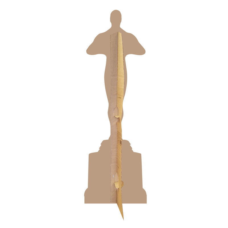 Life-Size Gold Trophy Award Cardboard Standup