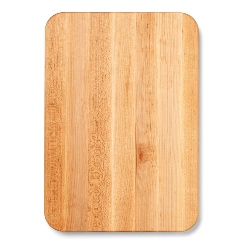 4-Cooks Series 1" Edge Grain Cutting Board, 12" W x 17" L, Maple