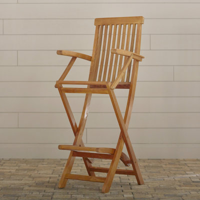 Blaser 30" Patio Bar Stool by Beachcrest Home