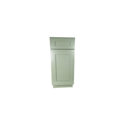 Shallow Green Plywood Ready-to-Assemble Standard Base Cabinet