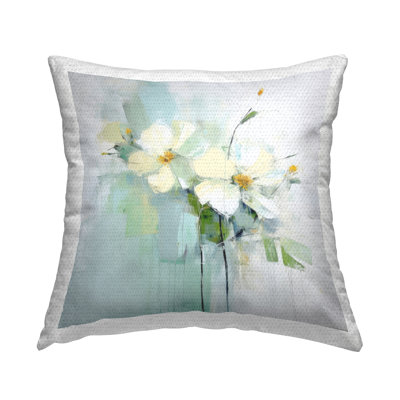 Floral Indoor/Outdoor Throw Pillow