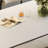 Modern Rectangular Marble & Steel Dining Table-110892884