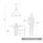 Leithgow 6 - Light Steel Dimmable Chandelier