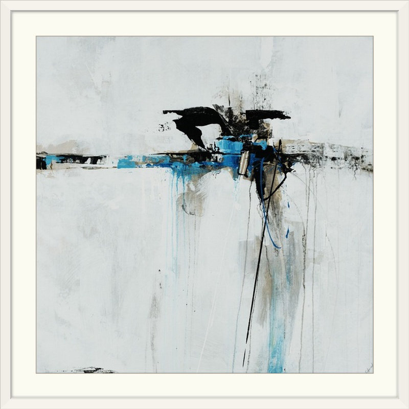 'nouvelle Commande Ii Par Sydney Edmunds Peinture Impression, 38" H x 38" lx 1" p, Encadré Blanc