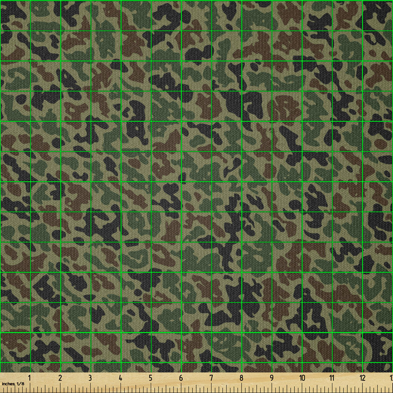 Dereth Camo Formless Design Blending into the Forest Multi-Purpose Fabric