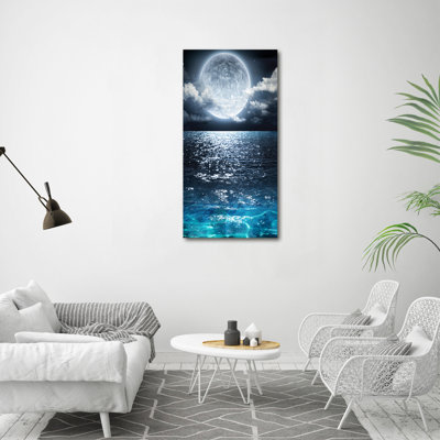 Full Moon - Wrapped Canvas Print