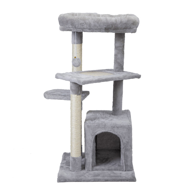Maison pour chat à deux niveaux