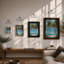 Palm Gateway to Paradise Coastal - Framed Print-1994412486-1994412482