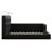 Modern Tufted Plattform Bed With Headboard, Queen PU Leather Floor Day Bed Frame-1961626967