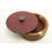 Red Snakeskin Wooden Tortilla Holder