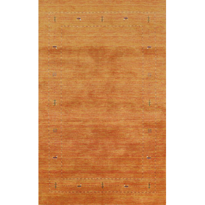 Tapis orange orange Gabbeh