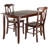 Hemphill 2 - Person Solid Wood Top Four Leg Dining Set