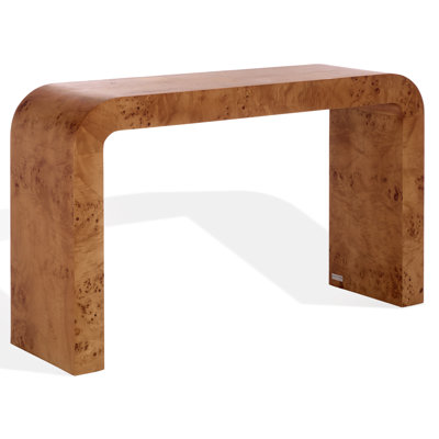 Tessly Burl Veneer Console