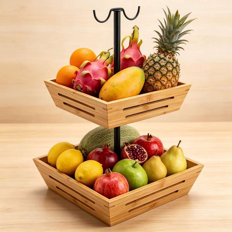 Brambly Cottage Bamboo Fruit Basket