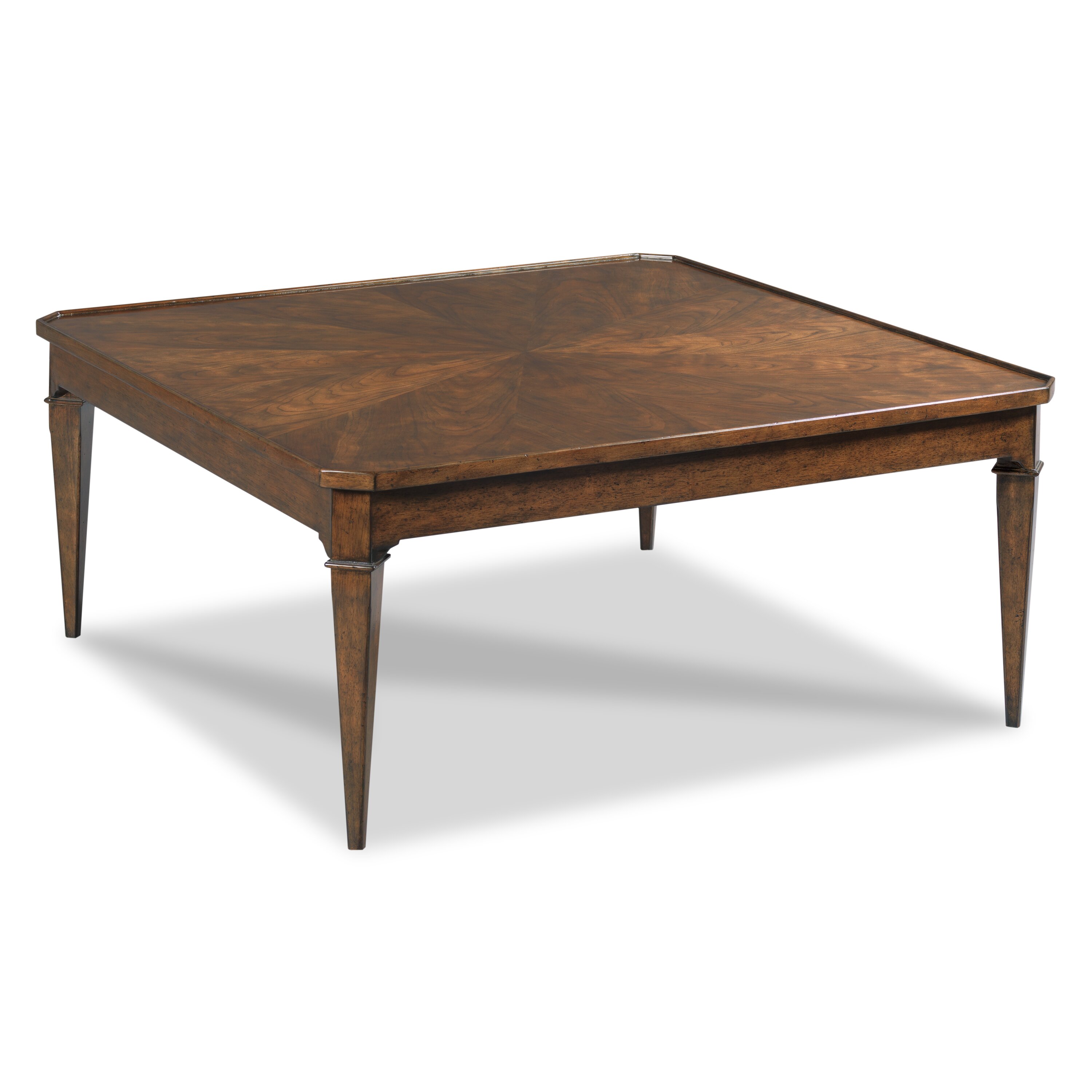 Clairemont Natural Oak Wood 48 Rectangular Coffee Table with Shelf +  Reviews