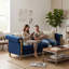 Canapé Chesterfield en velours (bleu)