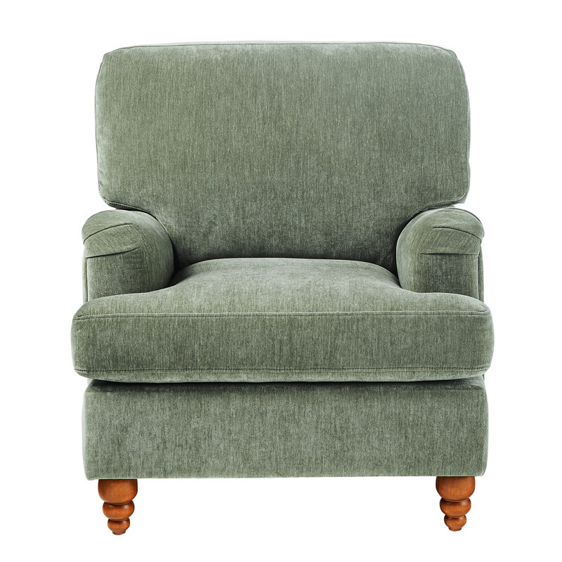 Fauteuil en tissu sauge, Sage