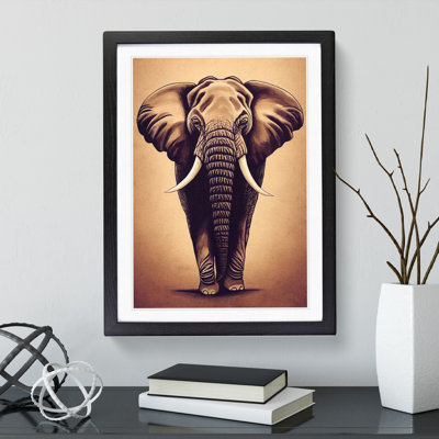 Magnificent Elephant - Framed Print