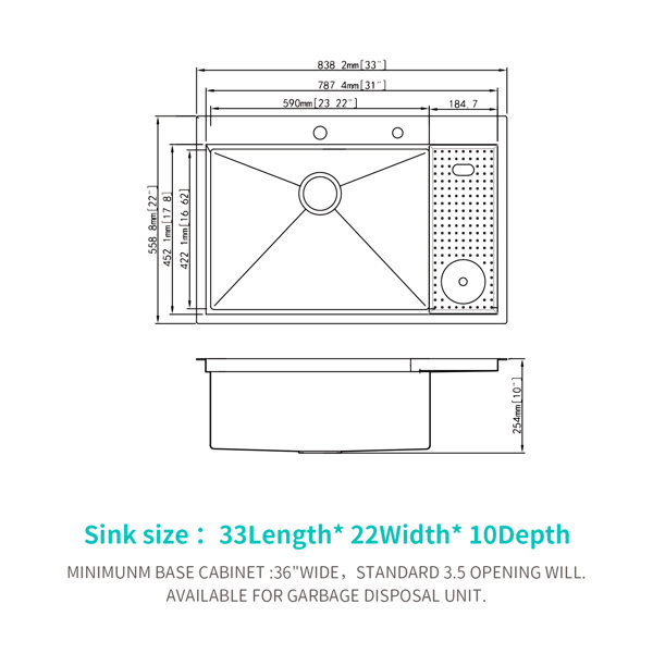 Dimensions du produit