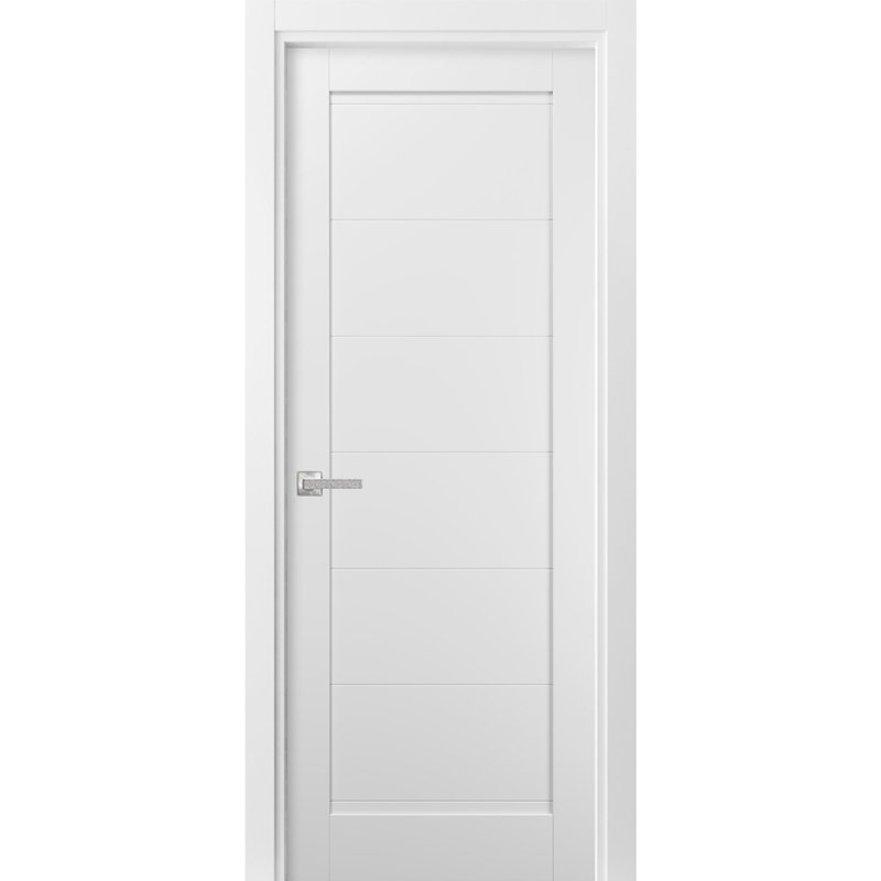 Porte pré-suspendue avec garde-manger Pantry Kitchen Lite | Quadro 4115 | Garnitures à panneau simple | Portes de salle de bain robustes